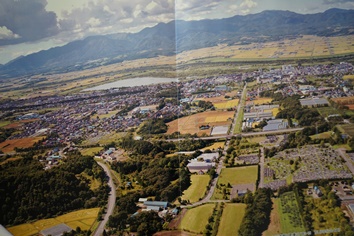 「郷土吉野」上空写真