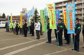 平成29年度砂川地区地域安全運動出動式