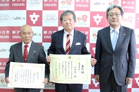 山田良一氏、鎌田豊作氏