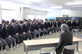 砂川高校総合学習における講演