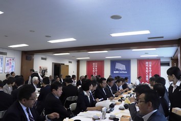 治水議員連盟との意見交換会