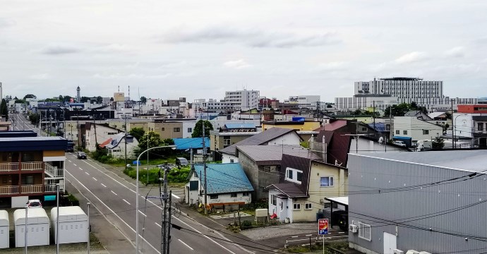 消防庁舎屋上からの風景