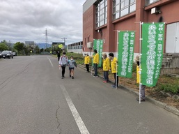 あいさつ運動写真