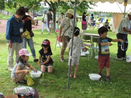 じゃりんこ夏祭り手伝いの様子2