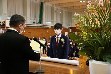 砂川中学校卒業式