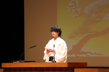 新成人代表の菅原龍馬さん